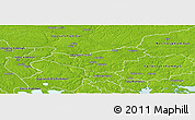 Physical Panoramic Map of Sigtuna Kommun