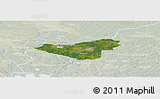 Satellite Panoramic Map of Sigtuna Kommun, lighten
