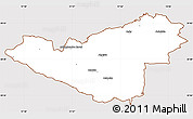 Classic Style Simple Map of Sigtuna Kommun, cropped outside