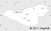 Silver Style Simple Map of Sigtuna Kommun
