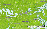 Physical 3D Map of Stockholm Kommun