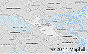 Silver Style 3D Map of Stockholm Kommun