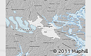 Gray Map of Stockholm Kommun