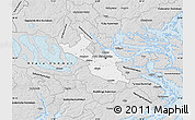 Silver Style Map of Stockholm Kommun