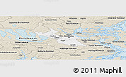 Classic Style Panoramic Map of Stockholm Kommun