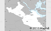 Gray Simple Map of Stockholm Kommun