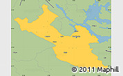 Savanna Style Simple Map of Stockholm Kommun