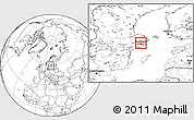 Blank Location Map of Täby Kommun