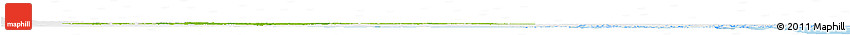Physical Horizon Map of Uppsala Län, single color outside