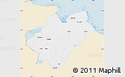 Classic Style Map of Tierp Kommun, single color outside