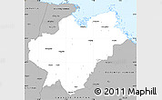 Gray Simple Map of Tierp Kommun