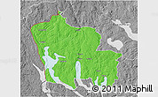 Political 3D Map of Arjäng Kommun, desaturated
