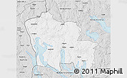 Silver Style 3D Map of Arjäng Kommun