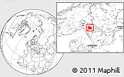 Blank Location Map of Arjäng Kommun