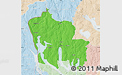 Political Map of Arjäng Kommun, lighten
