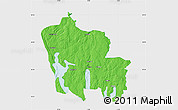 Political Map of Arjäng Kommun, single color outside