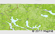 Physical Panoramic Map of Arjäng Kommun