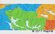 Political Panoramic Map of Arjäng Kommun