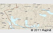 Shaded Relief Panoramic Map of Arjäng Kommun