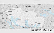 Silver Style Panoramic Map of Arjäng Kommun