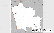 Gray Simple Map of Arjäng Kommun