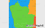 Political Simple Map of Arjäng Kommun