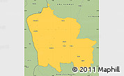 Savanna Style Simple Map of Arjäng Kommun