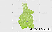 Physical Map of Filipstad Kommun, single color outside