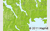 Physical Map of Grums Kommun