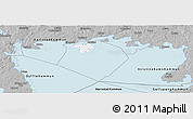 Gray Panoramic Map of Hammarö Kommun