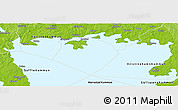 Physical Panoramic Map of Hammarö Kommun