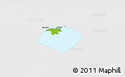 Physical Panoramic Map of Hammarö Kommun, single color outside