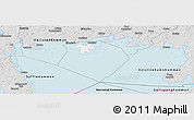 Silver Style Panoramic Map of Hammarö Kommun