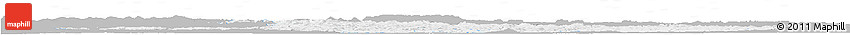 Gray Horizon Map of Vármlands Län, single color outside