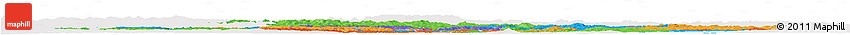 Political Horizon Map of Vármlands Län, single color outside