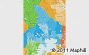 Political Shades Map of Vármlands Län