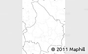 Blank Simple Map of Vármlands Län, no labels