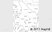 Blank Simple Map of Vármlands Län