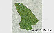 Satellite Map of Torsby Kommun, lighten
