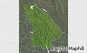 Satellite Map of Torsby Kommun, semi-desaturated