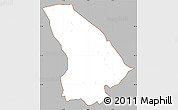 Gray Simple Map of Torsby Kommun, cropped outside