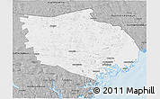 Gray 3D Map of Örnsköldsvik Kommun