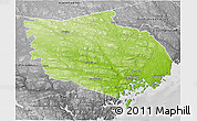 Physical 3D Map of Örnsköldsvik Kommun, desaturated