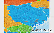 Political 3D Map of Örnsköldsvik Kommun