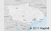 Silver Style 3D Map of Örnsköldsvik Kommun