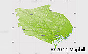 Physical Map of Örnsköldsvik Kommun, cropped outside