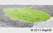 Physical Panoramic Map of Örnsköldsvik Kommun, desaturated