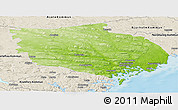 Physical Panoramic Map of Örnsköldsvik Kommun, shaded relief outside