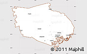 Classic Style Simple Map of Örnsköldsvik Kommun, cropped outside