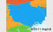 Political Simple Map of Örnsköldsvik Kommun